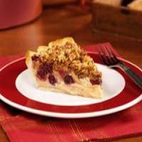 Apple Cranberry Streusel Custard Pie image