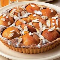Peach frangipane tart image