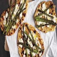 Grilled Asparagus and Ricotta Pizza image