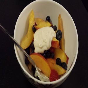 Fruit Salad With Easy Crème Fraiche image