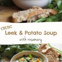 Celtic Leek & Potato Soup infused with Rosemary & Thyme_image