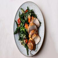 Pork Tenderloin with Kale Salad_image