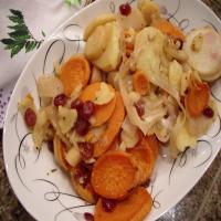 Root Vegetable and Cranberry Bake image