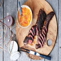 Spiced and Grilled Steaks With Citrus Chutney image