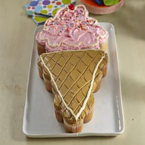Ice Cream Cone Cupcake Cake image
