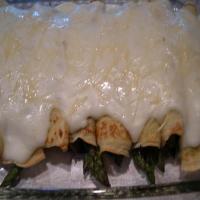 Asparagus mushroom parmesan crepes_image