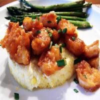 Corn Flan With Spicy Shrimp image