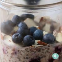 Blueberry And Almond Instant Oatmeal Recipe by Tasty image