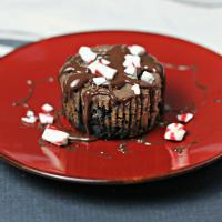 Chocolate Peppermint Cheesecake Bites image