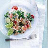 Thai Chicken and Shrimp Noodle Salad image