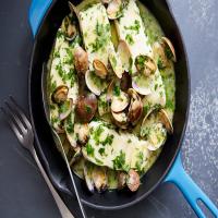 Hake With Clams in Salsa Verde image