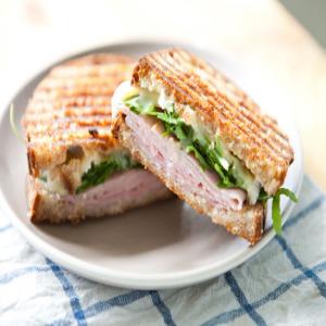 Ham, Brie, Marmalade & Arugula Pressed Sandwich Recipe - (4.3/5)_image