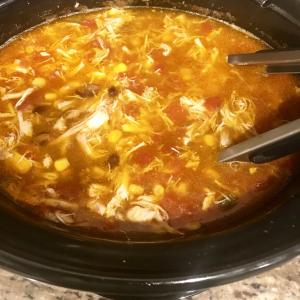 PAM's Spicy Slow Cooker Chicken Tortilla Soup_image