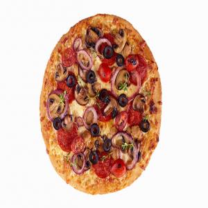 Pizza with Pepperoni & Veggies image