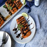 Grilled Salmon With Hoisin Sauce_image