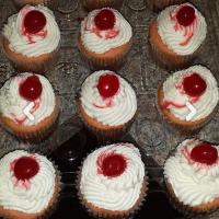 Chantilly Maraschino Cherry Cupcakes image