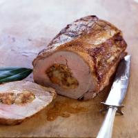 Roast Pork with Apricot and Shallot Stuffing image