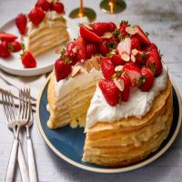 Strawberry Lemon Crepe Cake_image