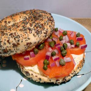 Bagels With Smoked Salmon (Ww) image
