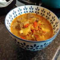 Beef Stew With Red Bell Pepper_image