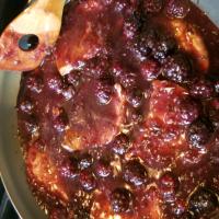Pork Chops with Blackberry Port Sauce image