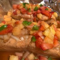 Grilled Hawaiian Salmon with Strawberry Pineapple Salsa image