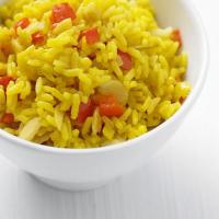 Yellow pepper rice image