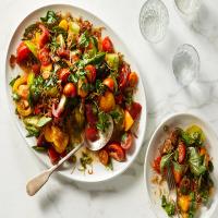 Herby Tomato Salad With Tamarind-Maple Dressing image