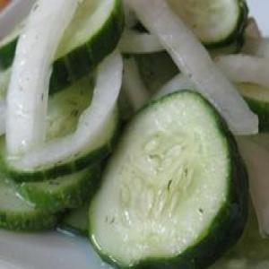 Adrienne's Cucumber Salad_image