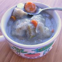 Leftover Turkey Soup with Rosemary Parmesan Dumplings image