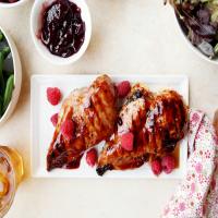 Delicious Raspberry Glazed Grilled Chicken image