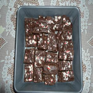 Peppermint Candy Cane Fudge_image
