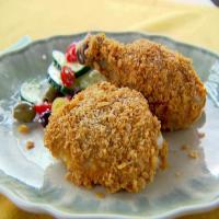 Chicken Baked in Cornflake Crumbs_image