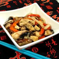 Mushroom, Tofu, and Noodle Stir-Fry image