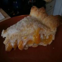 Sour Cream Peach Pie_image