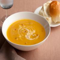 Butternut Squash Soup with Chipotle Cream image