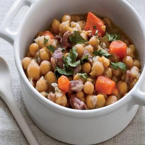 Slow Cooker Ham Hock and Chickpea Stew_image