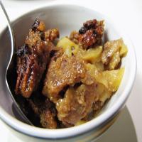 Bread Pudding With Apples, Pecans and Raisins image