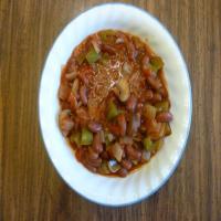 Kidney Bean Chili With Green Pepper image