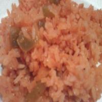 Mexican Rice with Green peppers and onion (MY OWN)__Bebita_image