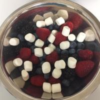 Patriotic Red, White, and Blue Fruit Salad image