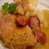 Smothered Pork Chops and Sausage Recipe - (4.3/5)_image