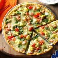 Spinach and Artichoke Pizza image