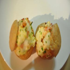 Cheesy Baked Beans in Baked Potatoes image