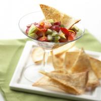 Sweet Fruit Salsa with Cinnamon Chips image