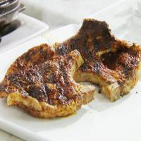 Grilled Pork Chops with Peach Salsa_image