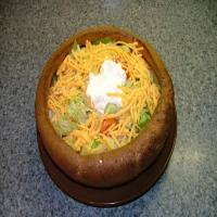 Taco Salad Puff Bowl image