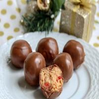 Christmas Peanut Butter Coconut Cherry Balls_image
