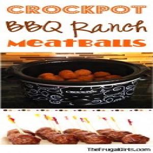 Ultimate Crockpot BBQ Ranch Meatballs Recipe!_image