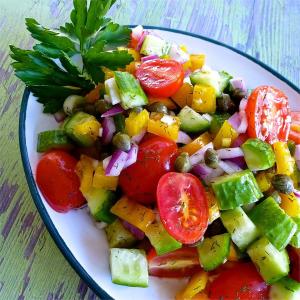 Cucumber Salad with Dill Vinaigrette_image